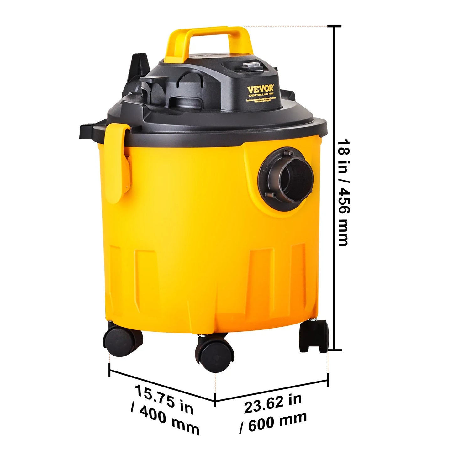 Succebuy Stainless Steel Wet Dry Shop Vacuum Suction Pet Hair