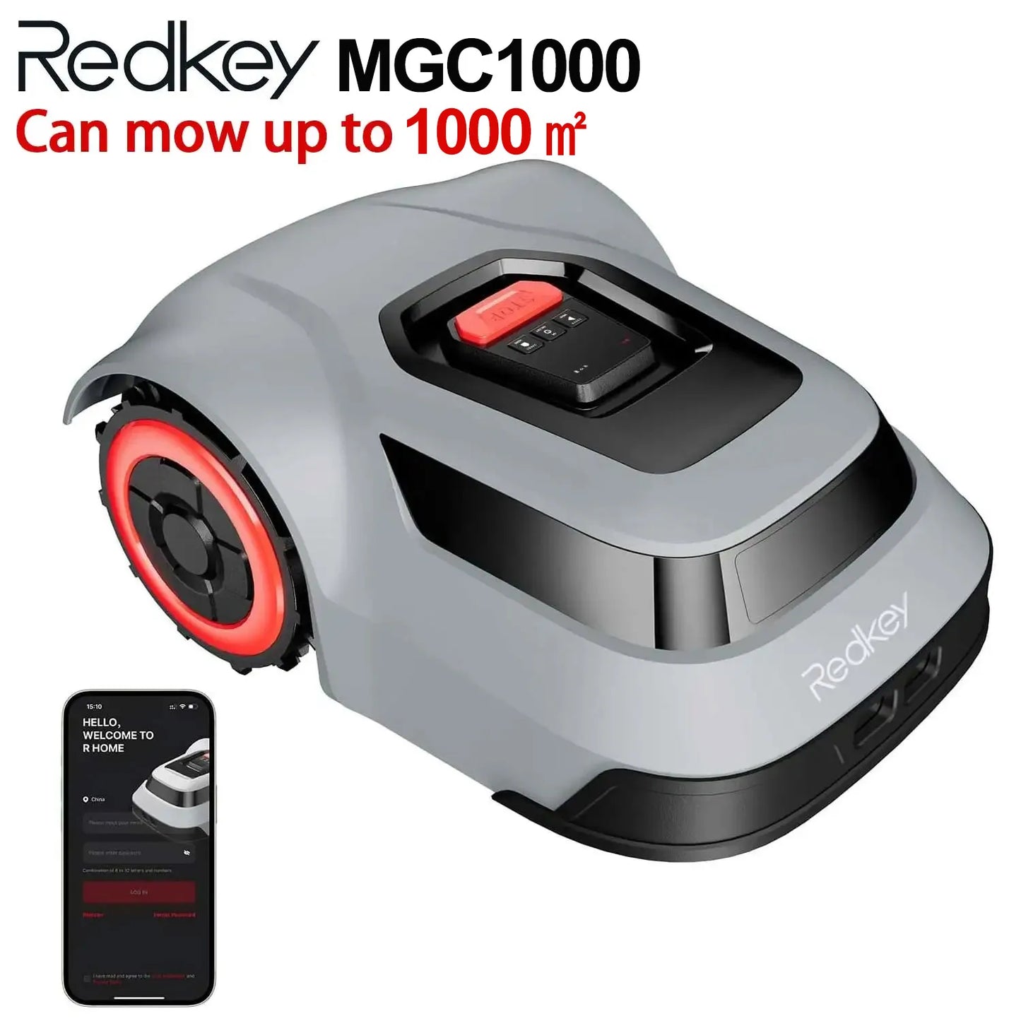 Redkey MGC800 Robotic Lawn Mower CTOF Tech And App Control