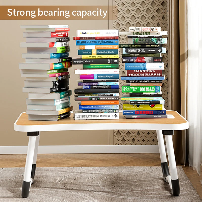 DYJ DAYIKA S Foldable Laptop Desk With USB Light Cup Holder