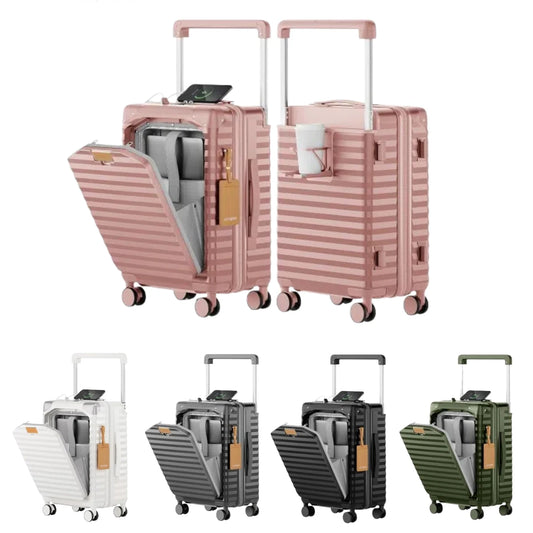 Joyway Front Opening Carry On Luggage With TSA Lock