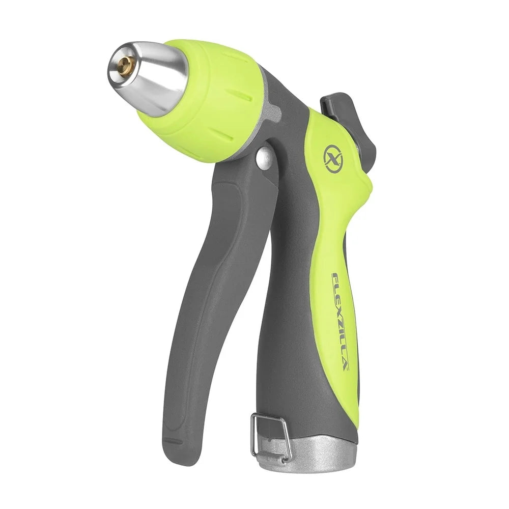 Heavy Duty Garden Hose Nozzle With Adjustable Flow And Grip