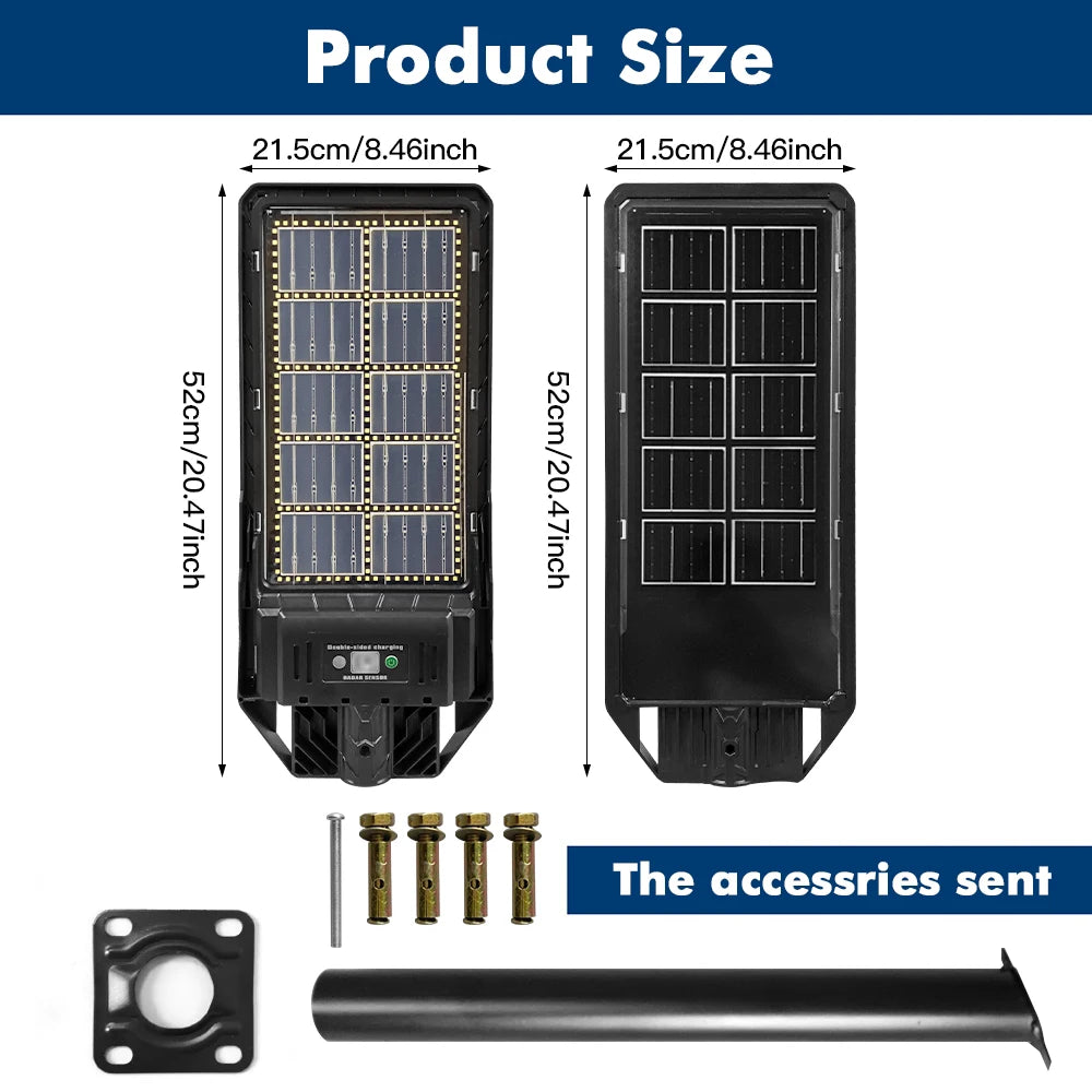 LED Outdoor Solar Powered Lamp Motion Sensor Garden Lights