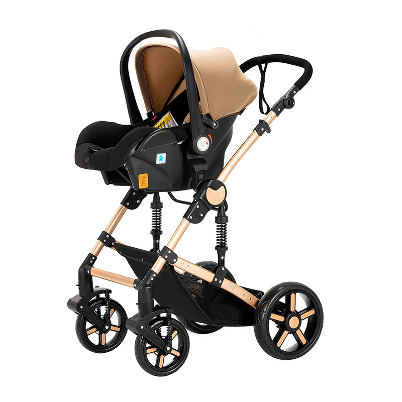 Travel System Stroller 3 in 1 Foldable With Car Seat