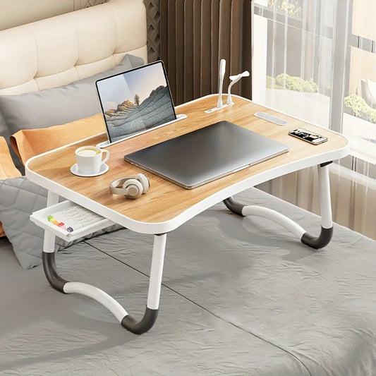 DYJ DAYIKA S Foldable Laptop Desk With USB Light Cup Holder