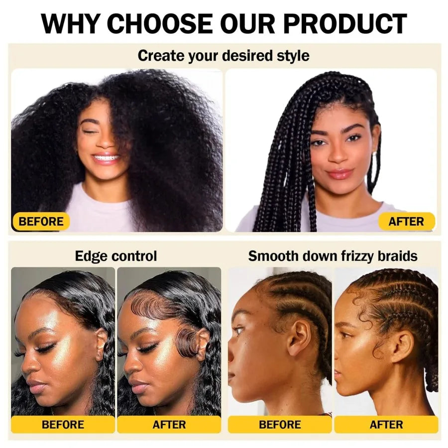 High Concerned Castor Oil Edge Control Biotin Pomade