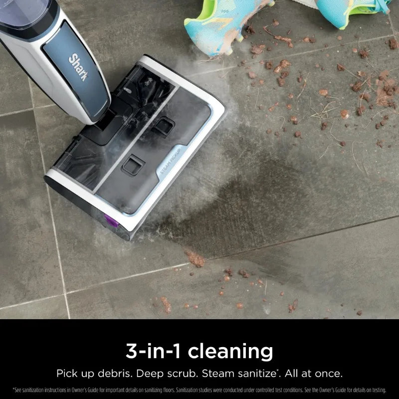 HAOYUNMA Shark 3 In 1 Steam Mop Debris Scrub Sanitizes