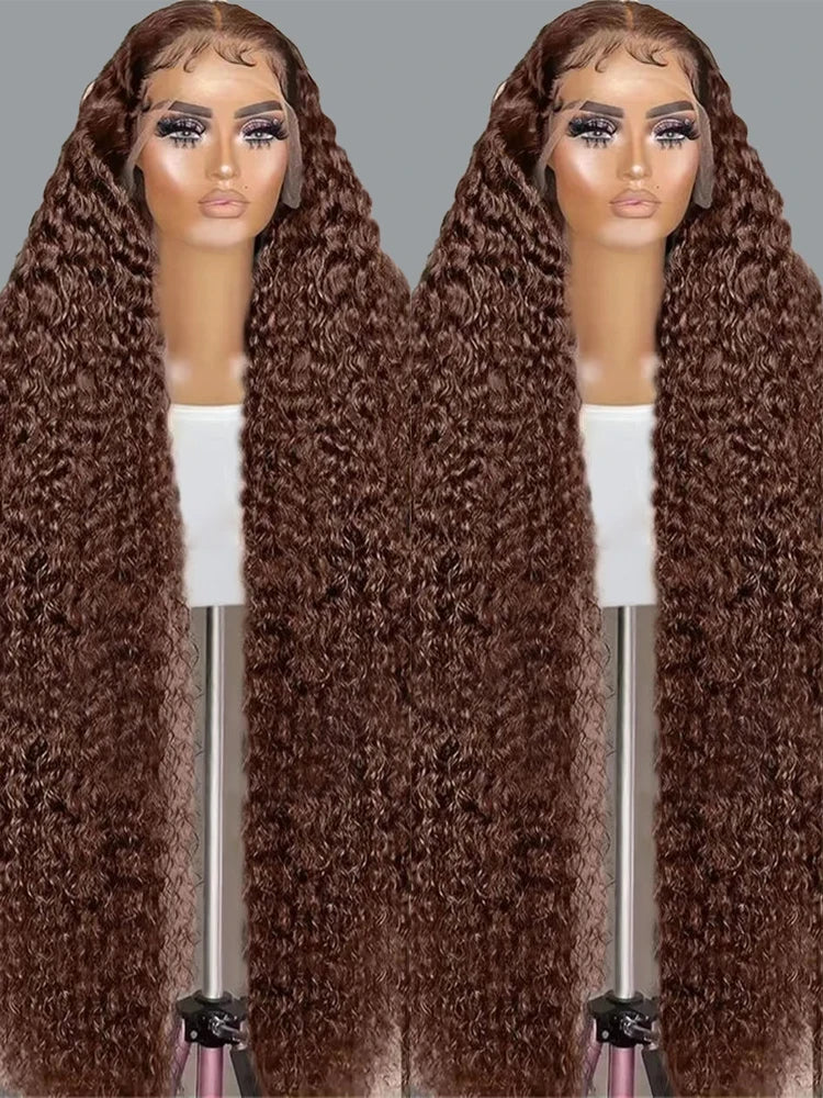 Fiquetel Remy Brazilian Hair Lace Front Wig Deep Wave