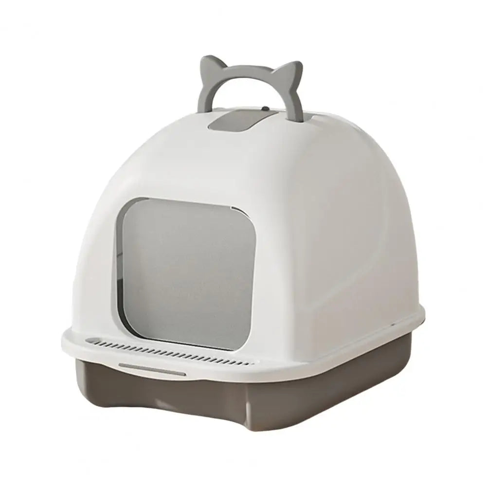 Feature Large Cat Litter Box With Lid Enclosed Litter Scoop