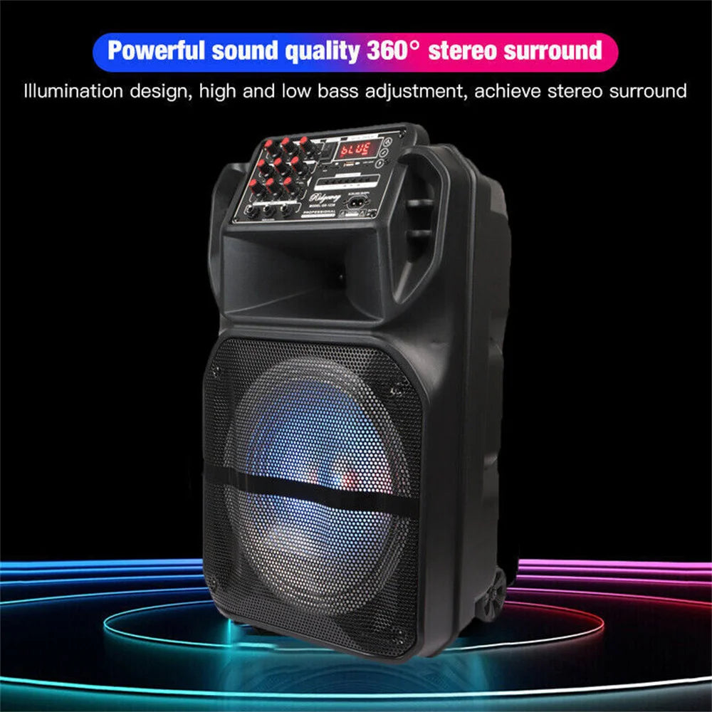 CURUK Bluetooth Party Speaker 2.0 Channel Karaoke System