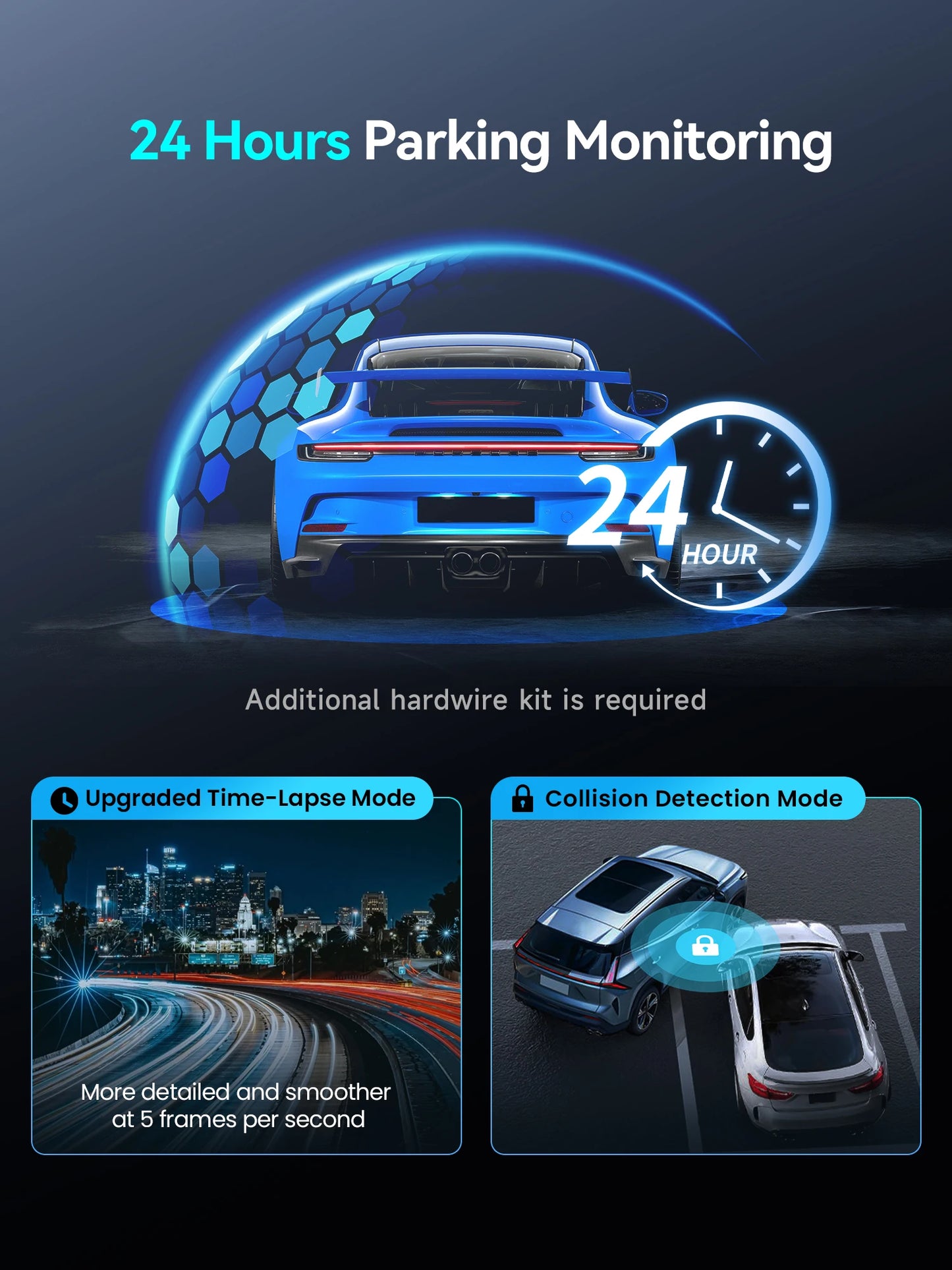 Ddpai Z60 Pro 4K Dash Cam Front And Rear Car Camera