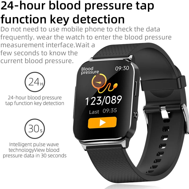 ECG HRV Smart Watch Heart Rate Blood Pressure Sleep Monitor