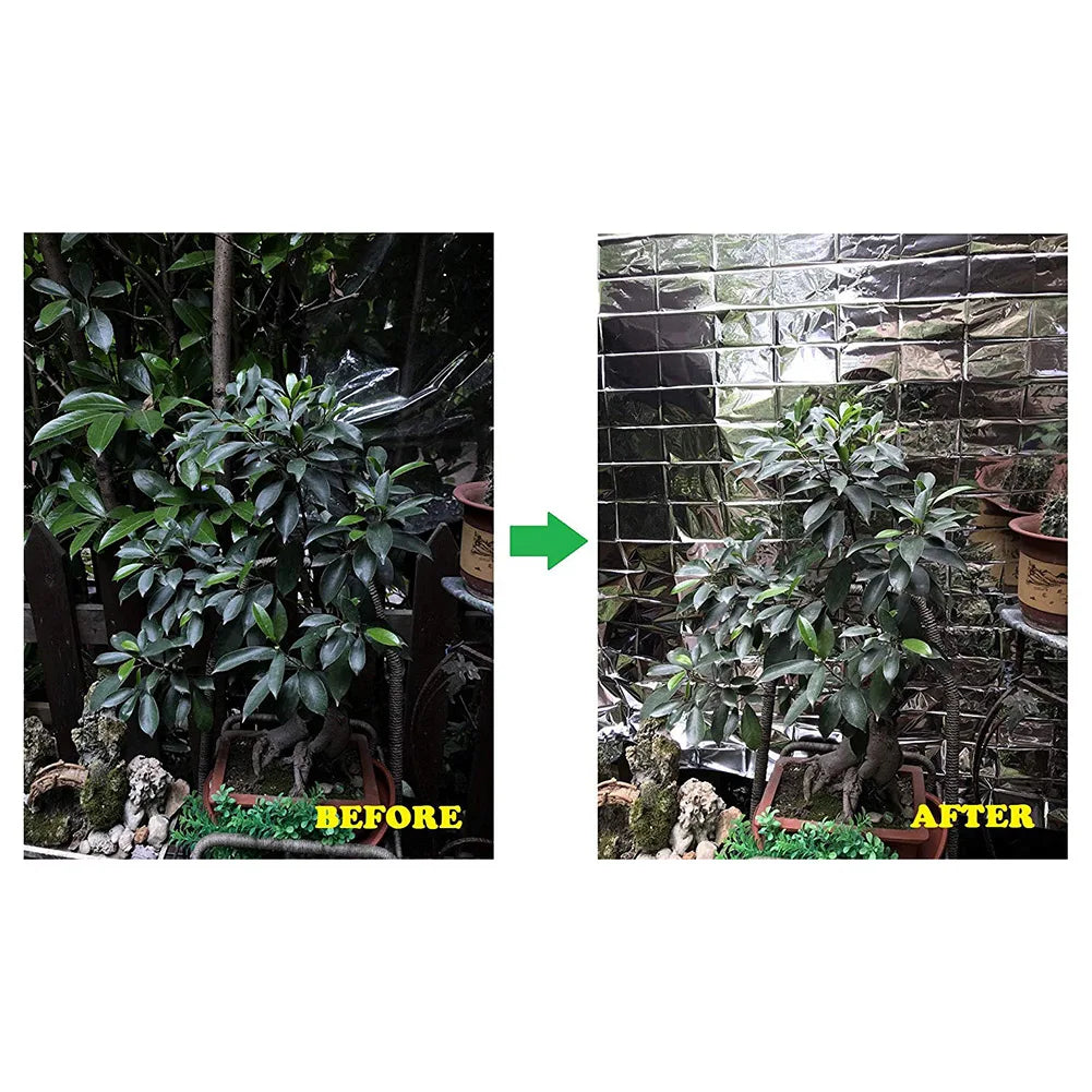 Mylar Reflective Film Sheets For Hydroponics Grow Room Pack
