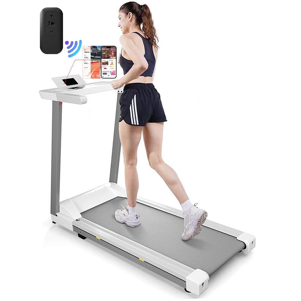 Superun 3.0HP Treadmill With App Monitoring Remote Control Foldable Home Use
