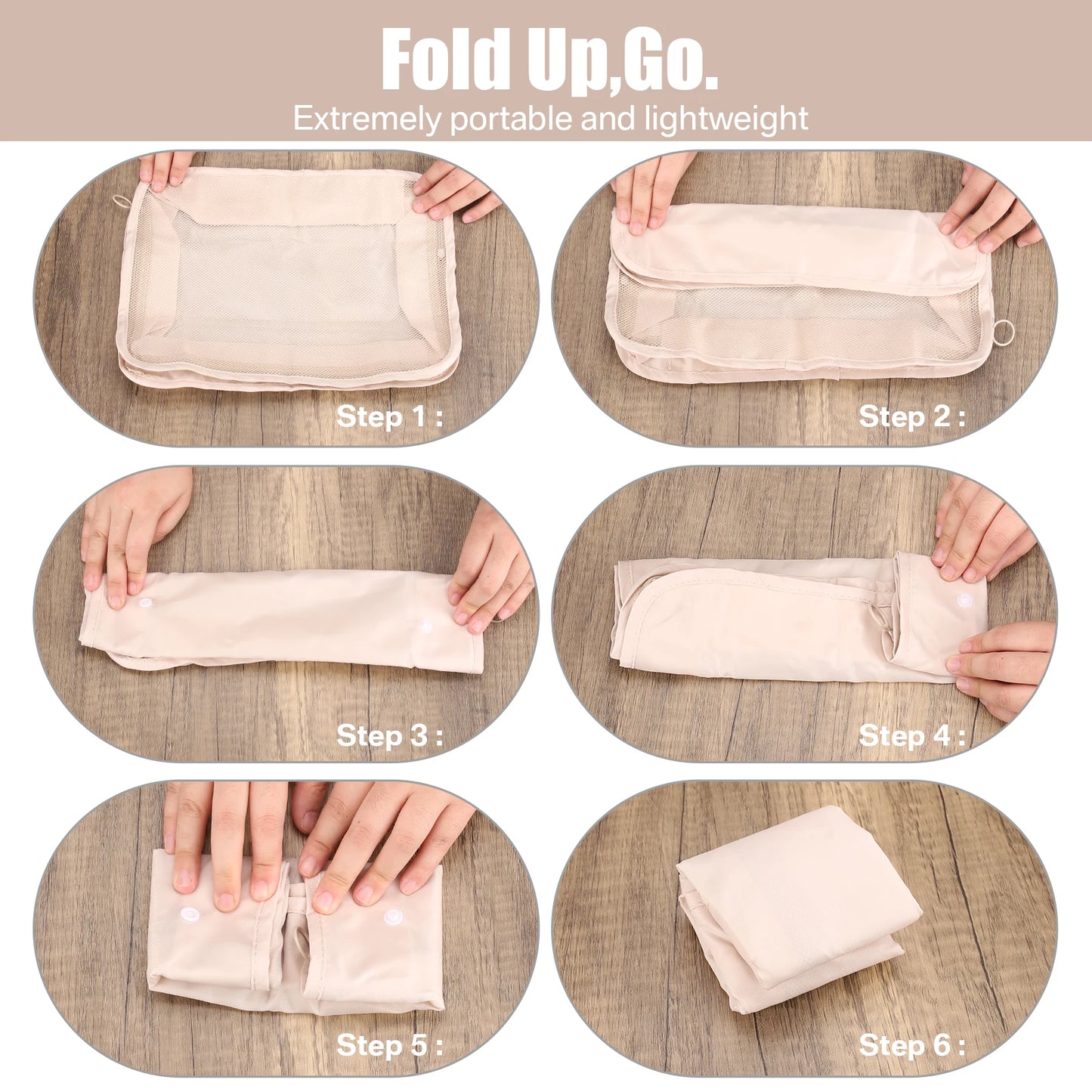 Travel Packing Cubes Organizer Set Waterproof With Shoe Bag