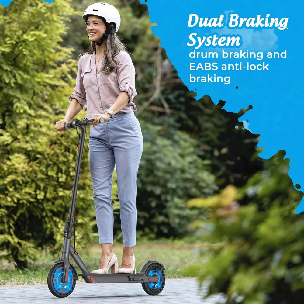 Hign Concerned Electric Scooter Dual Suspension 350W