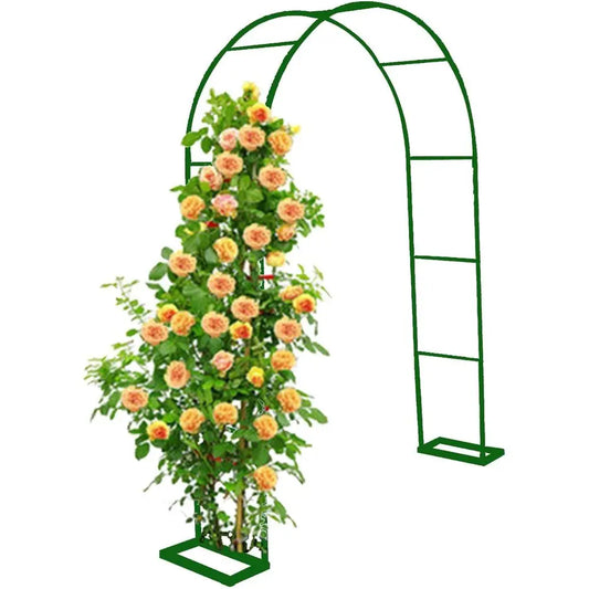 Arch Trellis Metal Garden Plant Stand Weather Resistant Pergola