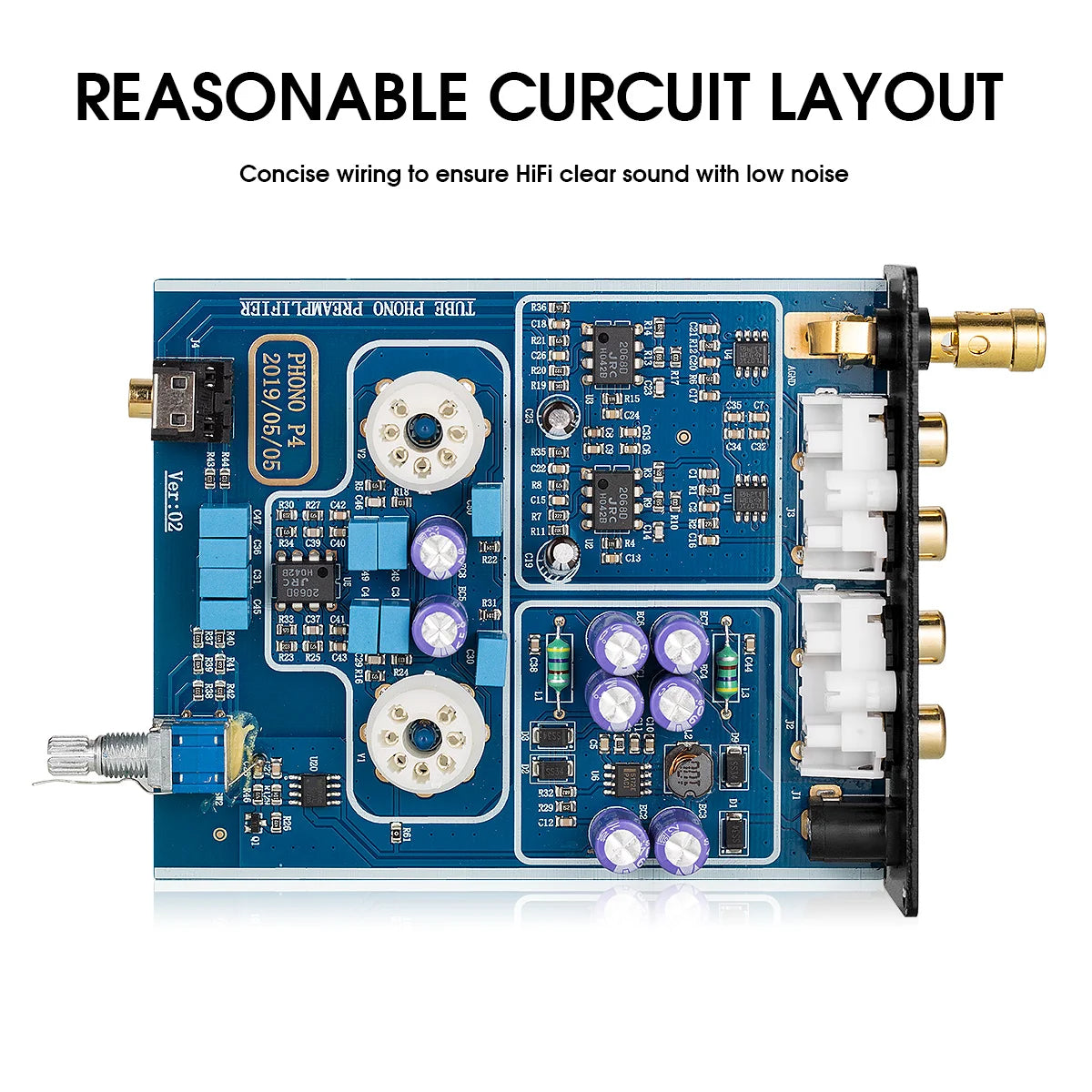 Douk Audio Mini MM Phono Preamp Vacuum Tube Preamplifier