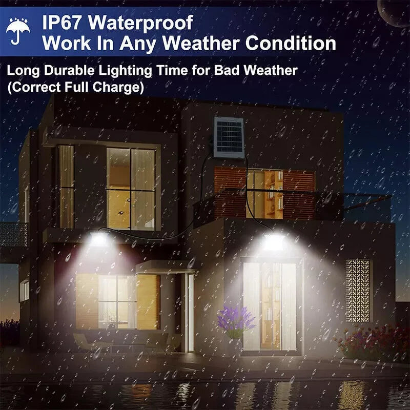 Solar Street Light 300W LED Flood Lamp Dusk To Dawn