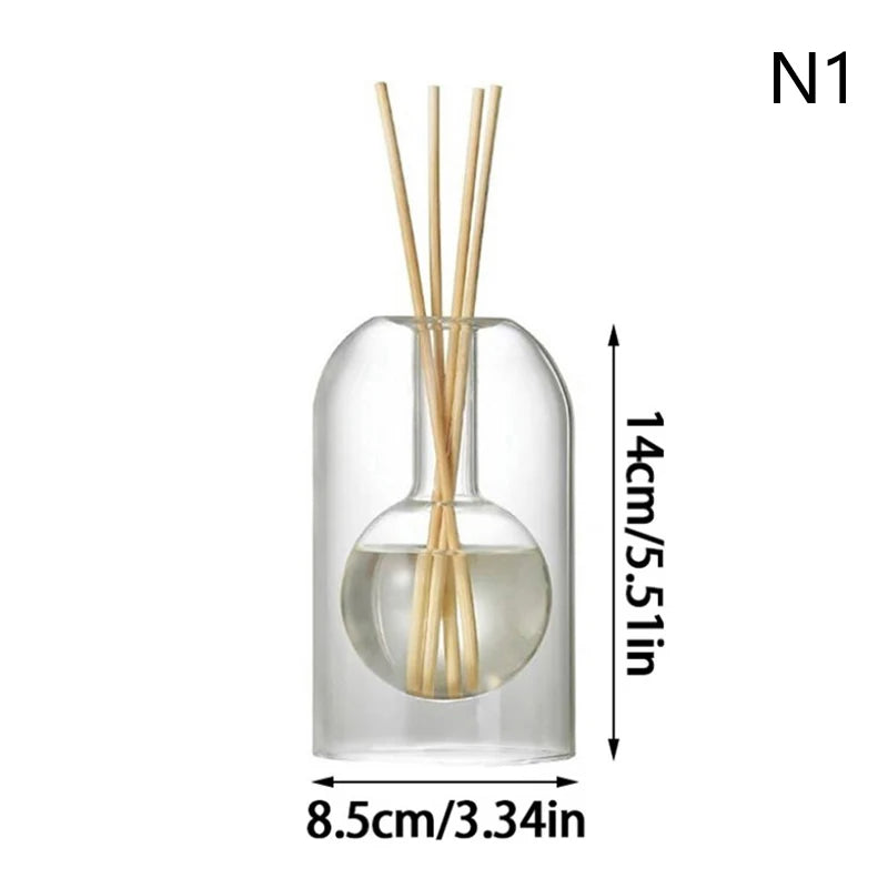 Jetting Aromatherapy Diffuser Bottle Glass Essential Oils