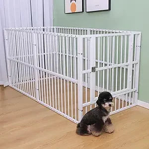 Heavy Duty Dog Playpen With Door For Indoor Outdoor Use