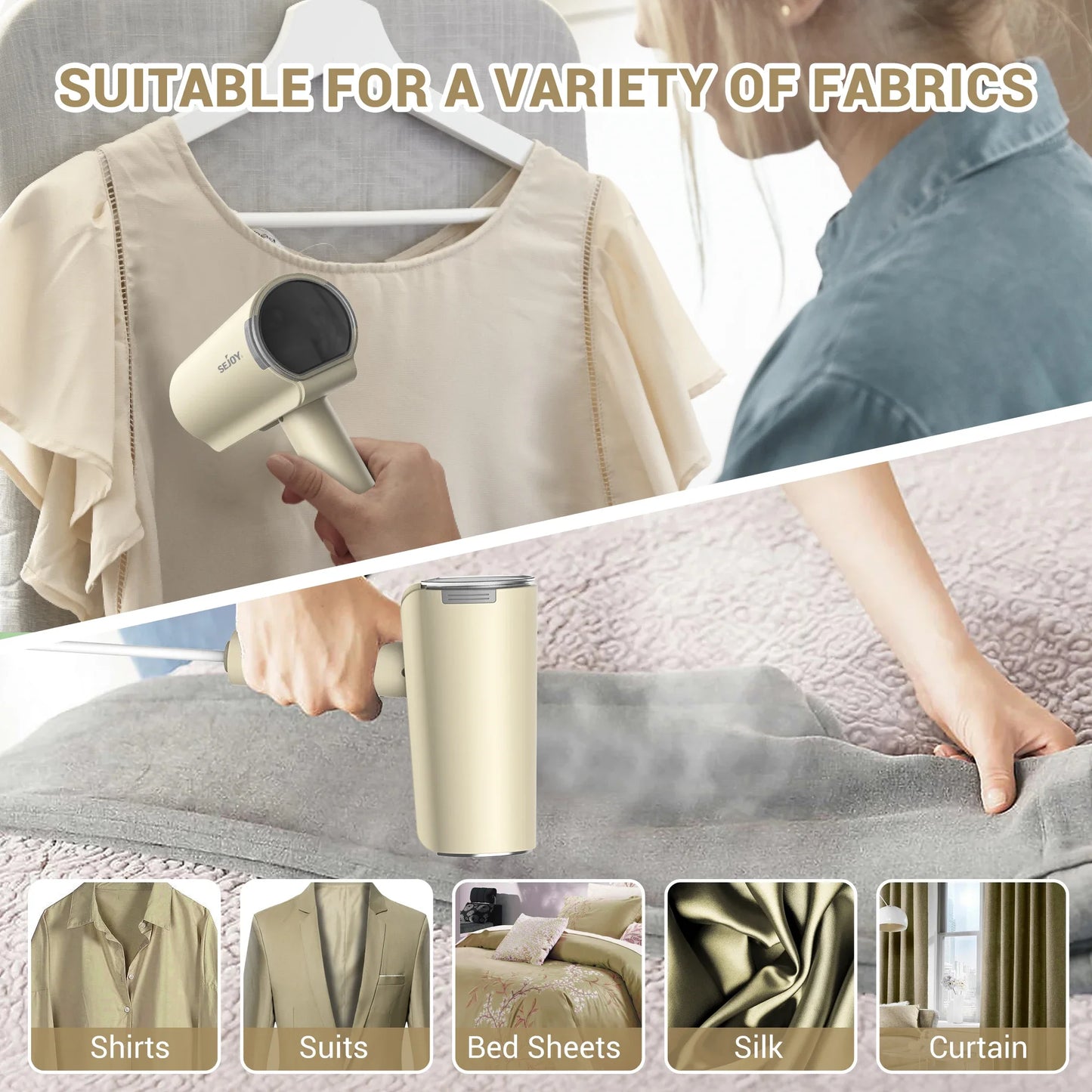 Sejoy Electric Hanging Steam Cleaner Garment Steamer