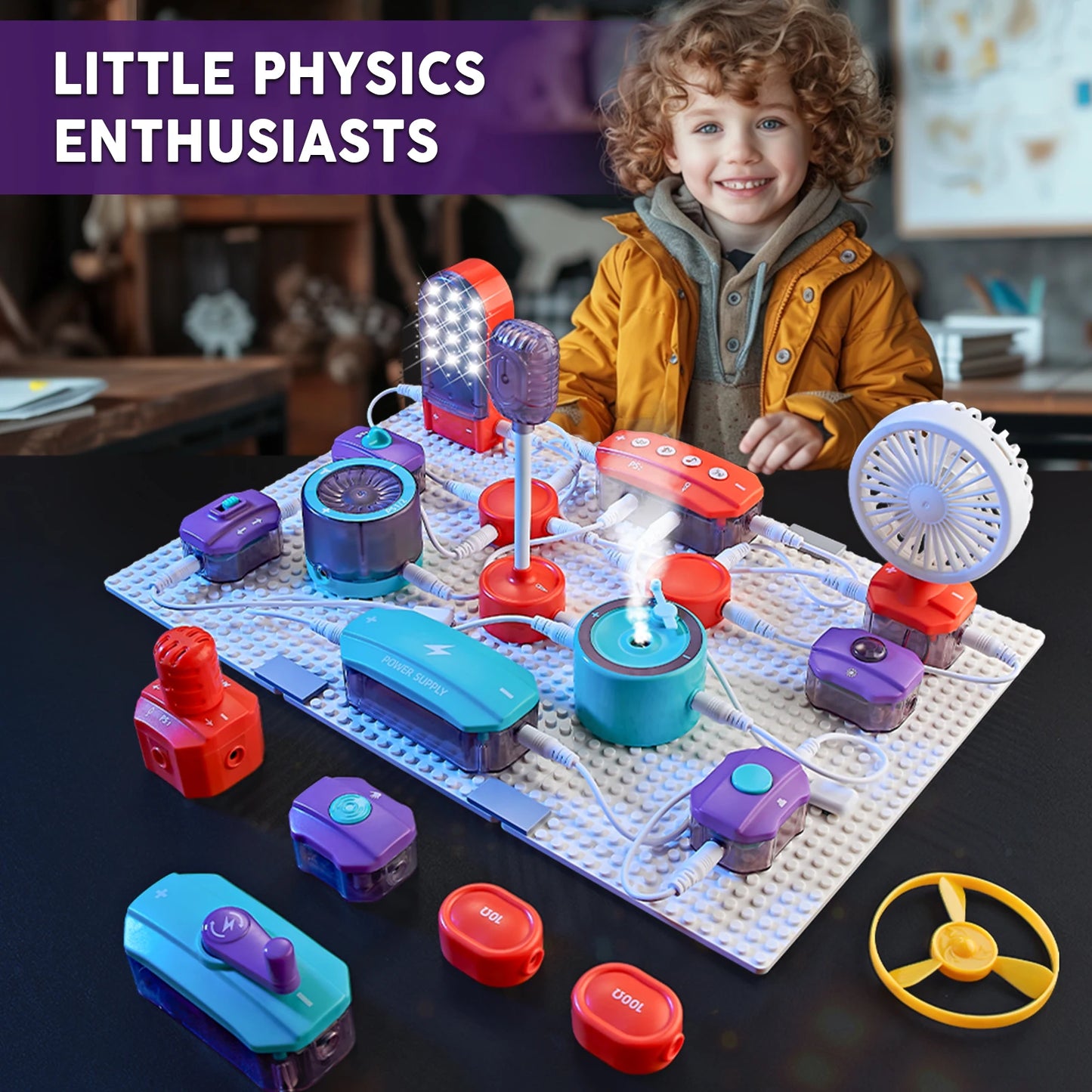 Science Circuit Kit for Kids DIY Electronics Exploration 150 Projects