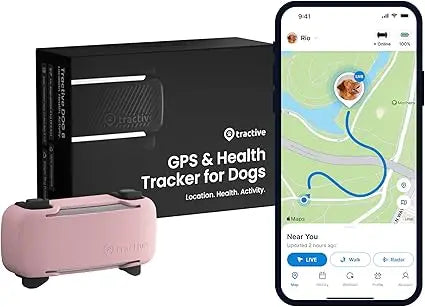 Tractive GPS Dog Tracker Real Time Location And Alerts