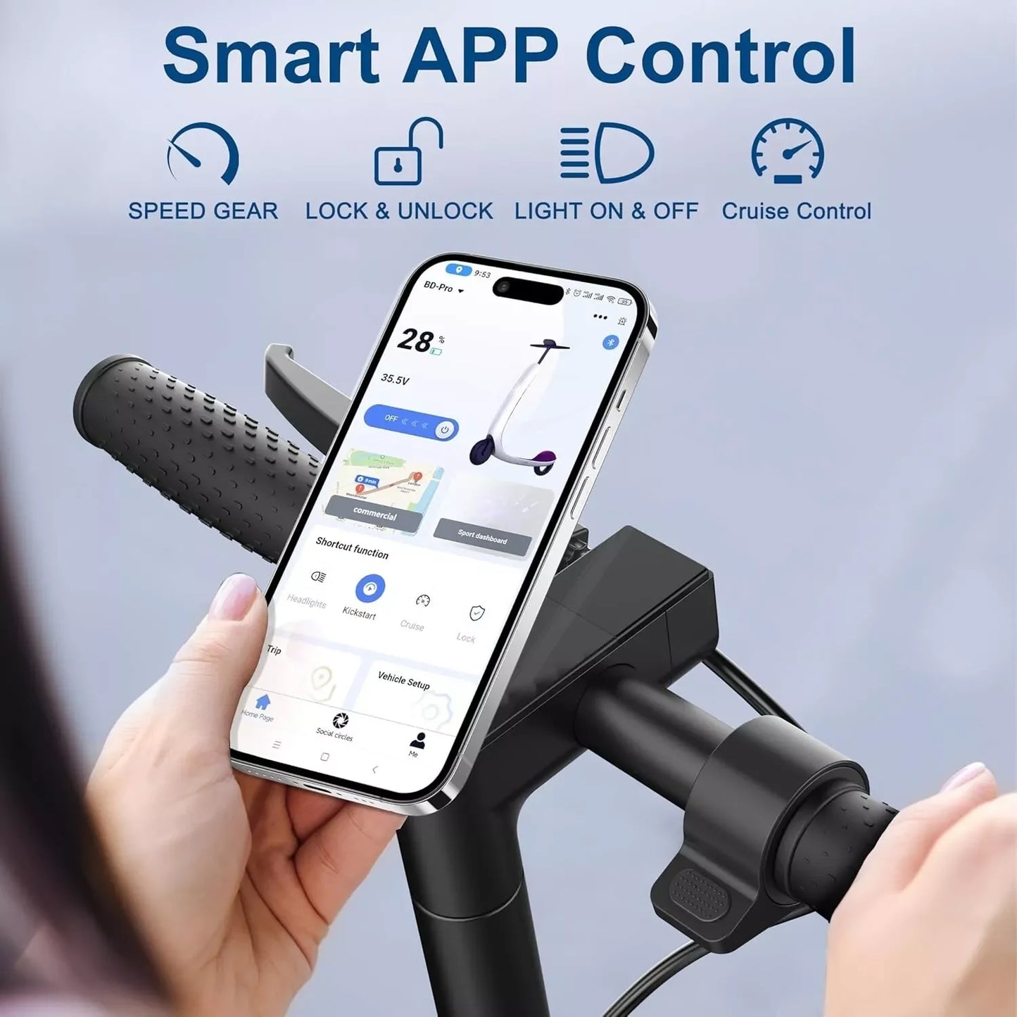 Ladped LP60 Electric Scooter 350W 19mph Foldable