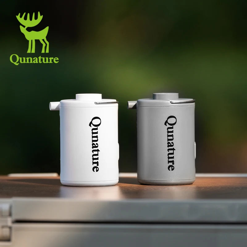 Qunature Multifunctional Electric Air Pump - Outdoor Mini Portable for Camping Air Mattress Swimming Ring Inflation & Deflation