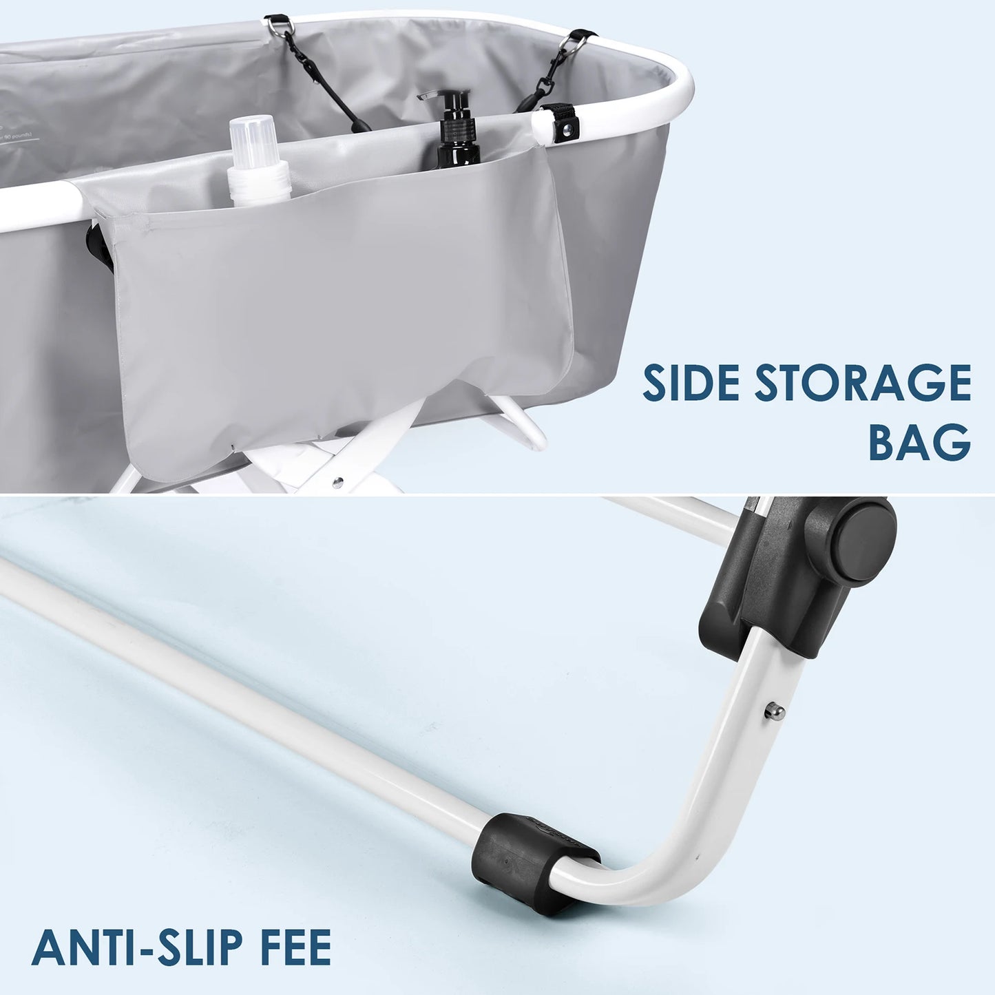 Dog Litter Portable Foldable Elevated Pet Bathtub For Dogs