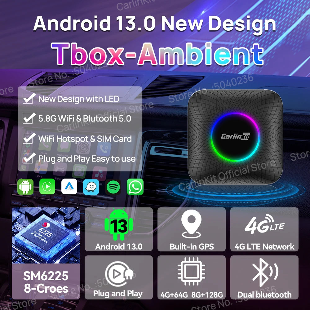 Carlinkit 3 In One Android Auto CarPlay Wireless Box WithAdvancedConnectivitySolutions