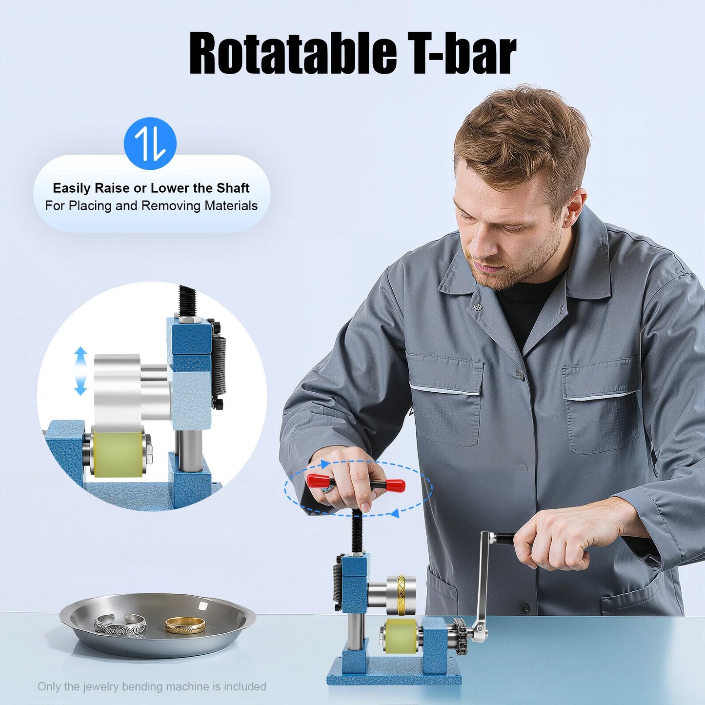 Control Method Hand Crank Ring Bracelet Bending Machine