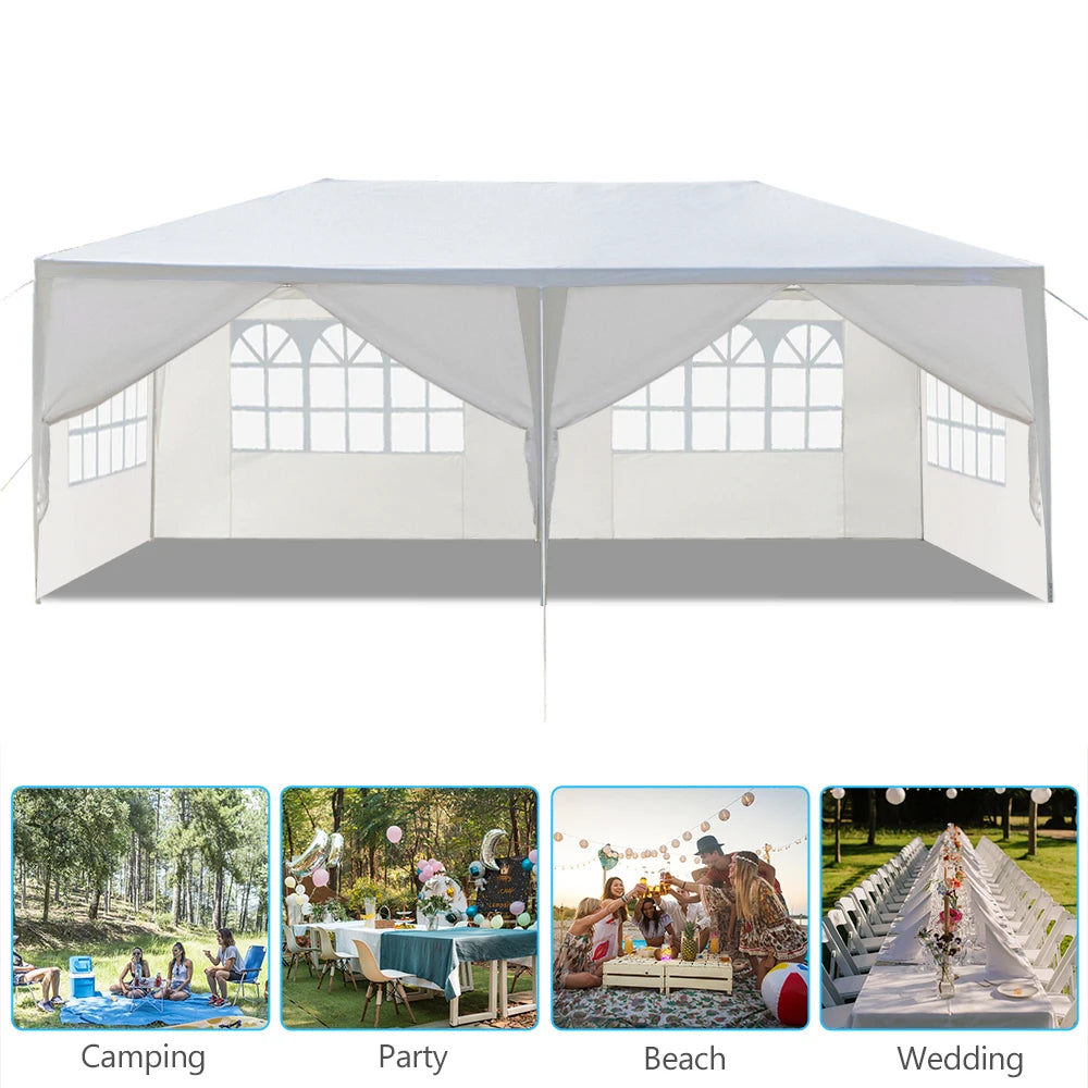 Outdoor Party Tent Gazebo With Removable Sidewalls Patio