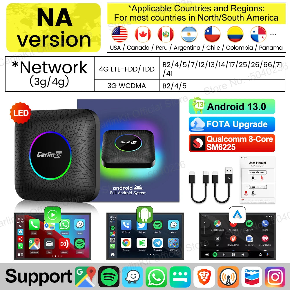 Carlinkit 3 In One Android Auto CarPlay Wireless Box WithAdvancedConnectivitySolutions