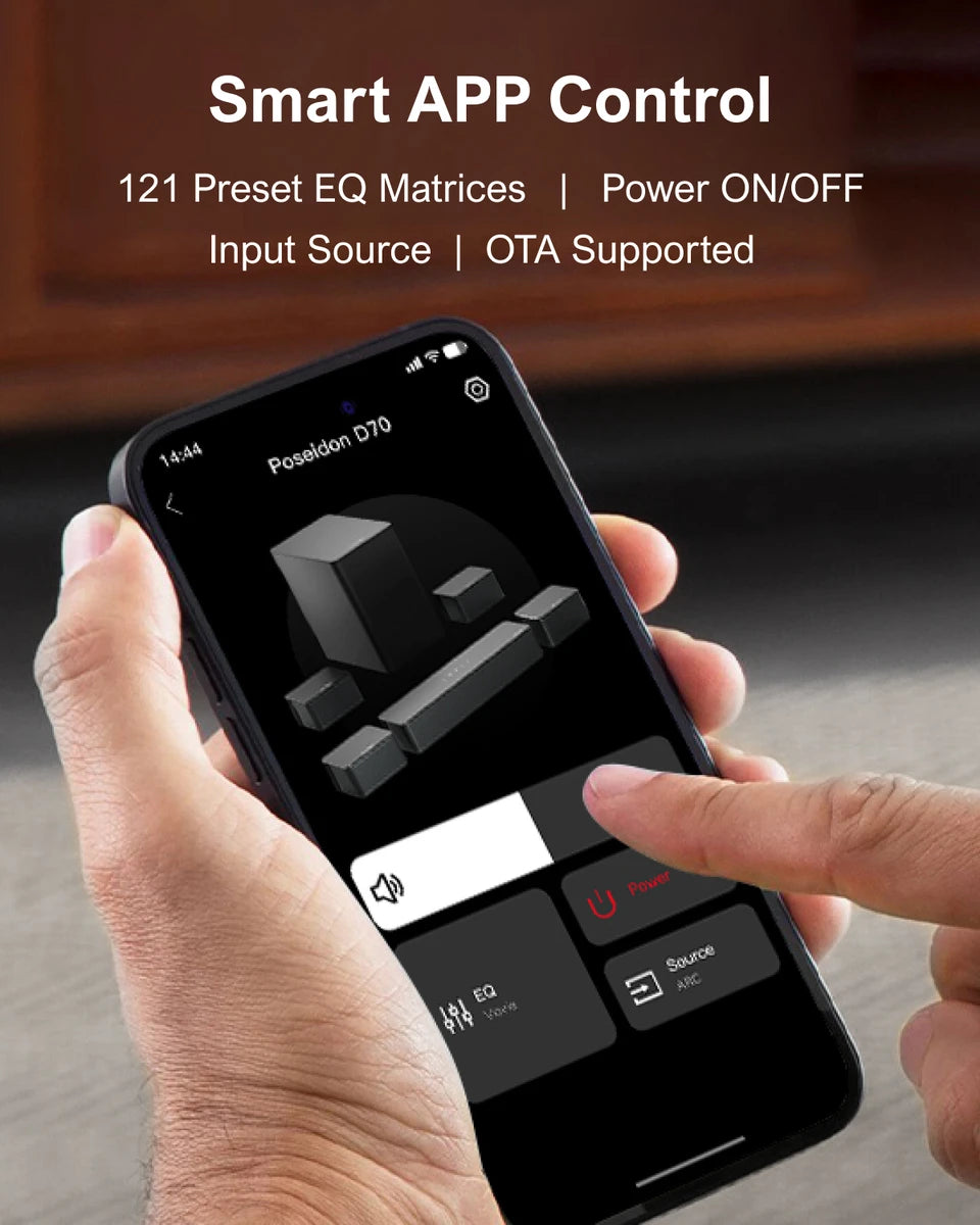 Ultimea 7.1 Surround Soundbar With Subwoofer And Speakers