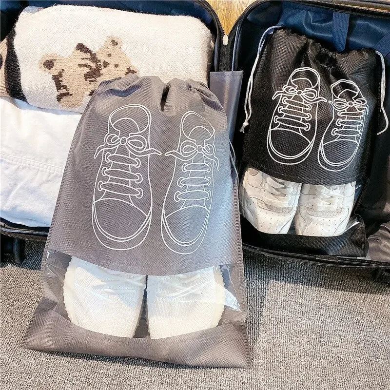 CN Non Woven Shoes Storage Bag Closet Organizer Travel