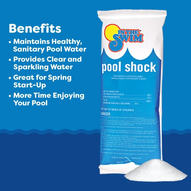 XMSJ Pool Shock And Chlorine Bundle 68% Cal-Hypo Tablets