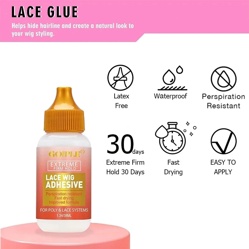 Edge Control Waterproof Lace Glue Set For Front Wigs